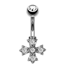 Load image into Gallery viewer, Zircon Navel Creative Zircon Navel Decoration Navel Stud Piercing Jewelry