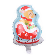 Load image into Gallery viewer, Mini Christmas Tree Christmas Snowman Balloon Christmas Party Arrangement Balloon Mini Christmas Aluminum Film Balloon