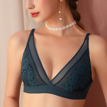 Load image into Gallery viewer, Sexy Wireless Bras for Women Ultra Thin Lace Bralette Deep V Plunge Bra