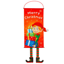 Load image into Gallery viewer, Christmas Decorations Door Hanging Hanging Cloth Art Pendant Santa Snowman Dining Room Wall Hanging Painting Flag Hanging Cloth Hanging Flags
