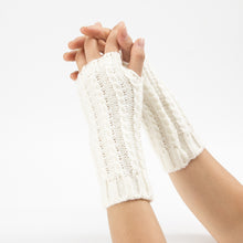 Load image into Gallery viewer, Twist Knitted Wool Keep Warm Men's and Women's Short Ski Fingerless Gloves