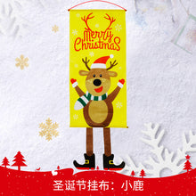 Load image into Gallery viewer, Christmas Decorations Cloth Hanging Legs Creative Flag Window Pendant Wall Atmosphere Decor Hanging Cloth