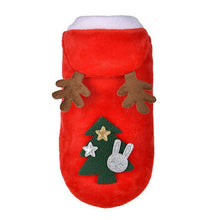 Load image into Gallery viewer, QWWA Dog Christmas Clothes Sweater Dog Hoodies Clothing Jacket Coat Xmas Costume