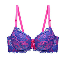 Load image into Gallery viewer, Plus Size Lace Bras for Women Sexy Lingerie Super Push Up Brassiere B C Women's Underwear