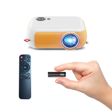 Load image into Gallery viewer, Factory A10 Mini Projector Home Portable Outdoor Same Screen with Mobile Phone Projector HD 1080P Wholesale