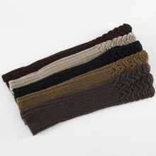 Load image into Gallery viewer, Autumn and Winter Knitted Half Finger Fingerless Gloves Knitting Wool Gloves Scale Warm Men and Women Arm Sleeve