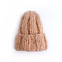 Load image into Gallery viewer, Knitted Hat Women 'S Winter Solid Color Simple Thick Woolen Cap Foreign Trade Warm Ear Protection Hat
