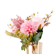 Load image into Gallery viewer, Artificial Flowers Rose lavender Hydrangea Daisy Autumn Hybrid Bouquet for Home Wedding Christmas Decor Fall Silk Fake Flower