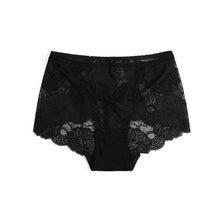 Load image into Gallery viewer, 10 Color Women Sexy Lace Panties Flowers Embroidery Underwear Mid Waist Butt Lift Seamless Briefs Plus Size Elasticity Panty