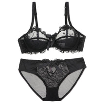 Load image into Gallery viewer, Varsbaby Ladies Underwire Floral Large Size Bra Sets