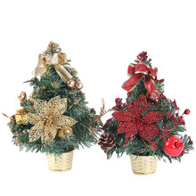 Load image into Gallery viewer, Mini Christmas Tree 30cm Desktop Simulation Plant Christmas Decorations
