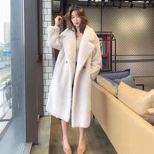 Load image into Gallery viewer, Faux Fur Warm Long Coat Long Sleeve Female Thick Teddy Bear Coat Casual Loose Oversize Outwears