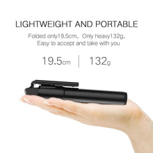 Load image into Gallery viewer, Ahowie 3 In 1 Wireless Bluetooth Selfie Stick for iphone/Android/Huawei Foldable Handheld Monopod Shutter Remote Extenda Monopod
