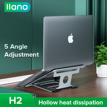 Load image into Gallery viewer, 5-Gear Foldable Laptop Stand Aluminum Alloy Portable Bracket with Desktop Lifting Function Non-Slip Rack Holder for 11-15.6 inch Laptop