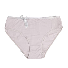 Load image into Gallery viewer, Plus Size Panties Cotton Women Underwear Bow Bikini Sexy Briefs Mid Waist Lingerie 2XL-4XL 6 Pcs/set