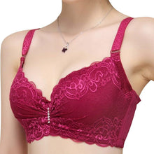 Load image into Gallery viewer, 80-105 C/D Women's Bra Plus Big Large Size Super Push Up Bralette Lace Intimates Sexy Lingerie Undrwear Underwire