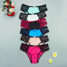 Load image into Gallery viewer, 6pcs/Lot Women's Underwear Cotton Panties Sexy Plus Size Soft Comfort Panty Female Lingerie Set