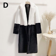 Load image into Gallery viewer, Women Mid-Length Winter Cardigan Loose Jacket Mink Velvet Teddy Coat Faux Fur Suit Collar Outerwear
