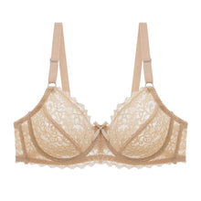 Load image into Gallery viewer, Ultra-thin Plus Size Wome Underwear Bra Solid Transparent Lace Ladies Brasiere