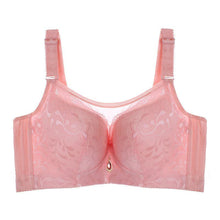 Load image into Gallery viewer, Full Coverage Bras for Women Plus Size Lace Brassiere with Mesh E F Cup Push Up Underwear