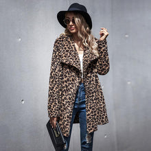Load image into Gallery viewer, European and American Women's Fur Imitation Coat Women's Autumn and Winter Mid Long Woolen Coat