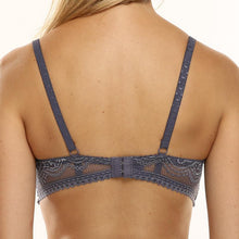 Load image into Gallery viewer, C Cup Unlined Bra French Style Light Weight Women Underwear Sexy Floral Lace Bras Breathable Ultrathin Soft Deep V Lingerie Top