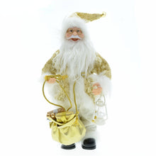Load image into Gallery viewer, Christmas 30cm Fabric Golden Santa Doll Doll Decoration Decoration Scene Layout