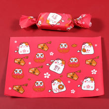 Load image into Gallery viewer, AQ Cartoon Pink Cute Rabbit Nougat Wrapping Paper Baby Birthday Wedding Party Twisting Wax Paper Oil Paper Sugar Candy Wrapper