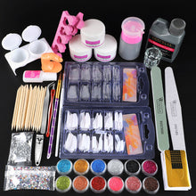 Load image into Gallery viewer, Acrylic Powder Set of Milling Cutters Nail Extension Set All For Manicure Gel Polish Set Nail Art Decorations Tools Nail Kit