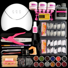 Load image into Gallery viewer, Acrylic Powder Set of Milling Cutters Nail Extension Set All For Manicure Gel Polish Set Nail Art Decorations Tools Nail Kit