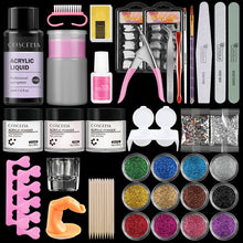 Load image into Gallery viewer, Acrylic Powder Set of Milling Cutters Nail Extension Set All For Manicure Gel Polish Set Nail Art Decorations Tools Nail Kit