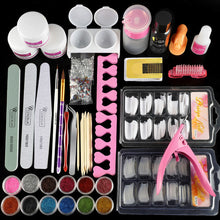 Load image into Gallery viewer, Acrylic Powder Set of Milling Cutters Nail Extension Set All For Manicure Gel Polish Set Nail Art Decorations Tools Nail Kit