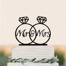 Load image into Gallery viewer, Acrylic Baking Decoration Happy Birthday Cake Topper Wedding & Engagement Bride & Groom Boy & Girl Party Anniversary