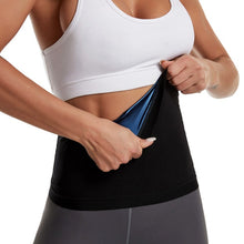 Load image into Gallery viewer, Adjustable Sauna Slimming Belt for Women Shaperwear Training Belly Sheath Corset Sweat Fat Burning Strap Body Shaper Weight Loss