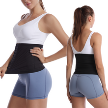 Load image into Gallery viewer, Adjustable Sauna Slimming Belt for Women Shaperwear Training Belly Sheath Corset Sweat Fat Burning Strap Body Shaper Weight Loss