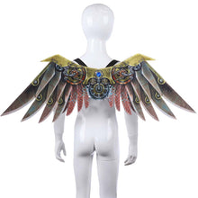 Load image into Gallery viewer, Adult Boy and Girl Kids Halloween Decoration Carnival Party Steampunk Costume Blade Wings Cosplay Masquerade Face Wings