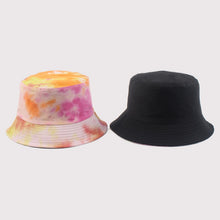 Load image into Gallery viewer, Adult Bucket Hat Fisherman Hat Reversible Fishing Hat Colourful Graffiti Bob Caps Hip Hop Creative Tie Dye Gorros Men Women