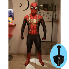 Load image into Gallery viewer, Adult Luxury Spiderman Jumpsuit Cosplay Costume Movie Superhero Miles Morales Raimi Fantasy Peter Parker Halloween Costume