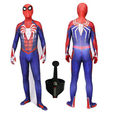 Load image into Gallery viewer, Adult Luxury Spiderman Jumpsuit Cosplay Costume Movie Superhero Miles Morales Raimi Fantasy Peter Parker Halloween Costume