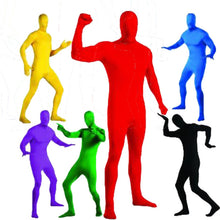 Load image into Gallery viewer, Adult Novelty Dancing Full Body Zentai Cosplay Costumes Spandex Black Suit Tight One Piece Catsuit Halloween Men Women Bodysuit