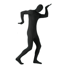 Load image into Gallery viewer, Adult Novelty Dancing Full Body Zentai Cosplay Costumes Spandex Black Suit Tight One Piece Catsuit Halloween Men Women Bodysuit