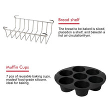 Load image into Gallery viewer, Air Fryer Accessories 7 Inch for Gowise Phillips Cozyna and Secura, Set of 8, Fit all Airfryer electric fryer 5.3QT to 5.8QT