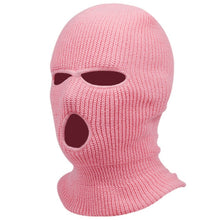 Load image into Gallery viewer, Embroidery 3-hole Balaclava Born To Die Knit Hat Army Tactical CS Winter Ski Riding Mask Beanie Prom Party Warm Mask