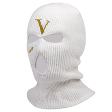 Load image into Gallery viewer, Embroidery 3-hole Balaclava Born To Die Knit Hat Army Tactical CS Winter Ski Riding Mask Beanie Prom Party Warm Mask