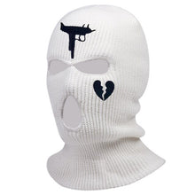 Load image into Gallery viewer, Embroidery 3-hole Balaclava Born To Die Knit Hat Army Tactical CS Winter Ski Riding Mask Beanie Prom Party Warm Mask