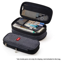 Load image into Gallery viewer, Pencil Case Stationery Storage Bag Organizer for Cosmetic Travel Student