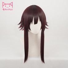 Load image into Gallery viewer, 【AniHut】Megumin Cosplay Wig Anime God's Blessing on this Wonderful World Synthetic Dark Red Hair Cosplay Costumes Hair