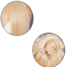 Load image into Gallery viewer, Anime Attack on Titan Cosplay Wig Annie Leonheart Women Girls Blond Synthetic Hair Halloween Party Cosplay Wigs + Wig Cap