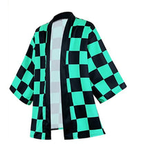 Load image into Gallery viewer, Anime Cosplay Costume Demon Slayer Kimetsu No Yaiba Haori Kimono Agatsuma Zenitsu Kochou Shinobu Summer Coat Shirt Anime Clothes
