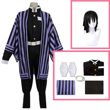 Load image into Gallery viewer, Anime Cosplay Demon Slayer Kimetsu No Yaiba Iguro Obanai Costume Halloween Party White Snake Props